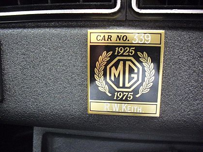 MGB GT "Jubilee"